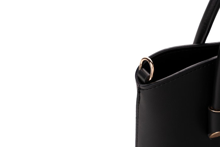 Vince Camuto Ravenna Bolso de mano Negro 100% Piel de Polivinilo